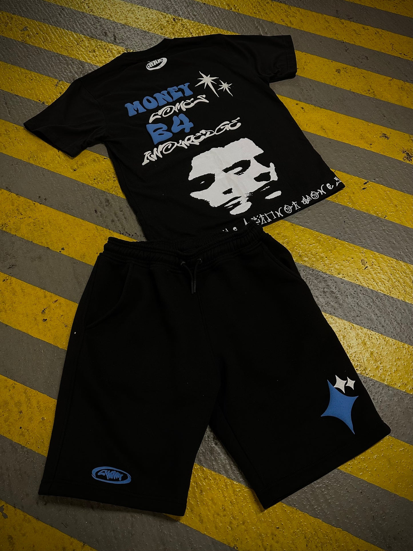 BLUE FACE PREMIUM SHORT SET